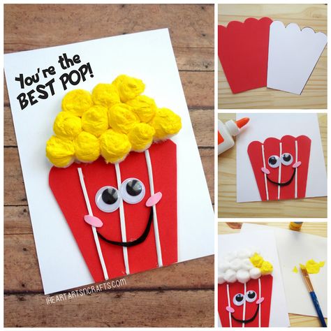 Homemade Fathers Day Card, Arts N Crafts, Diy Father's Day Cards, Quotes Girlfriend, Kids Fathers Day Crafts, Circus Crafts, Diy Father's Day Crafts, Dad Crafts, Fathers Day Art