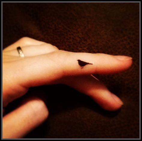 Bird Finger Tattoos For Women, Finger Bird Tattoo, Small Black Bird Tattoo, Bird Tattoo On Finger, Black Bird Tattoos For Women, Bird Tattoo Finger, Bird Finger Tattoo, Tiny Bird Tattoo, White Bird Tattoos