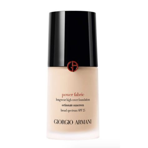 Giorgio Armani Beauty Power Fabric Longwear High Coverage Foundation Giorgio Armani Foundation, Spf Foundation, High Coverage Foundation, Foundation With Spf, Giorgio Armani Beauty, Luminous Silk Foundation, Full Coverage Foundation, Armani Beauty, Spring Makeup