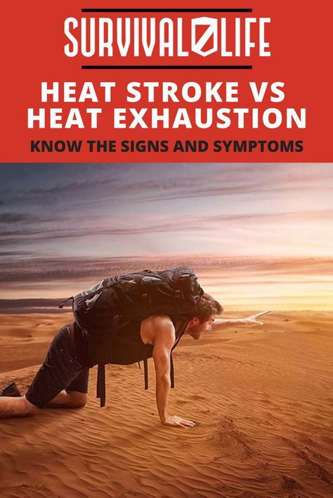 Check out Heat Stroke vs. Heat Exhaustion: Know the Signs and Symptoms at https://survivallife.com/heat-stroke-vs-heat-exhaustion/ Exhaustion Symptoms, Natural Electrolytes, Heat Exhaustion, Heavy Sweating, Survival Ideas, Heat Rash, Excessive Sweating, Survival Life, Medical Help