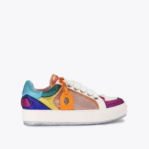 Page 2 | Women's Shoes | Boots, Sneakers & Heels | Kurt Geiger Kurt Geiger Shoes, Rainbow Sneakers, Sneakers Heels, Colorful Sneakers, Pretty Shoes Sneakers, White Leather Sneakers, Boots Sneakers, Kurt Geiger, Pretty Shoes