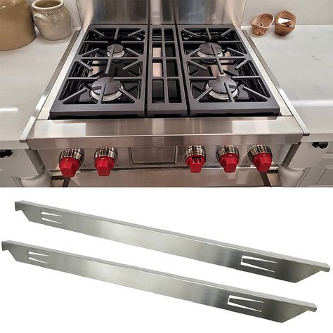 Stove Guard, Kitchen Cooker, Stainless Steel Stove, Kitchen Fixture, Stainless Steel Oven, Kitchen Range, Kitchen Stove, Kitchen Inspiration Design, Large Appliances