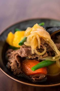 Nikajuga (Meat and Potatoes) Nikujaga Recipe, Japanese Beef Stew, Meat And Potatoes Recipes, One Pot Cooking, Meat And Potatoes, Easy Japanese Recipes, Beef And Potatoes, Japanese Cooking, Japanese Dishes