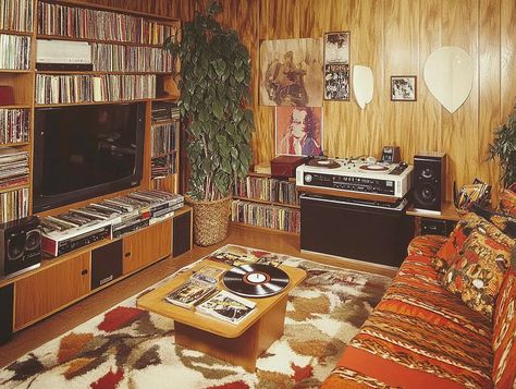 Groovy 70s Living Room Decor: 17 Awesome Ideas 70 House Interior, 1970s Living Room Interior Design, 70s Living Room Aesthetic, 70s House Decor, 70s Living Room Decor, 1970s Living Room, Apartment Ideas Living Room, 70s Living Room, 70s House