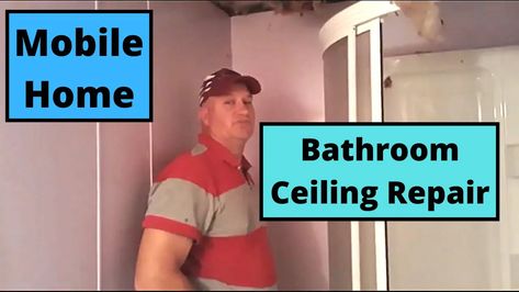 Mobile Home Bathroom Ceiling Repair

#MobileHomeRepair, #MobileHomeImprovement, #DIYHomeRepair Mobile Home Improvements, Ceiling Repair, Roof Leak, Mobile Home Repair, Mobile Home Bathroom, Vent Fan, Bathroom Ceiling, Diy Mobile, Peeling Paint