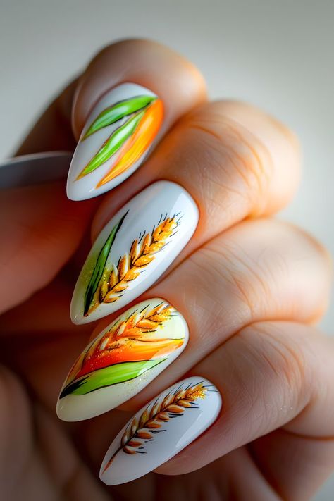 wheat nails, natural nail art, harvest nail designs, autumn nail ideas, wheat nail art, nail art inspo, autumn manicure, natural nail designs, harvest nail art, nail designs natural, rustic nails, wheat nail designs, autumn nail inspo, harvest nail inspiration, natural nail trends, wheat nail inspiration, nail art ideas harvest, autumn nail trends, rustic nail designs, wheat nail art designs, nail designs autumn, harvest manicure, nail designs rustic, wheat nails 2024 Wheat Nail Art, Wheat Nails, Farm Nails Designs, Natural Nail Trends, Nail Inspiration Natural, Rustic Nail Designs, Manicure White Nails, Nail Designs Natural, Harvest Nails