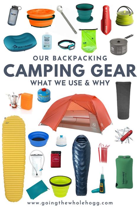 Camping Essentials List, Backpacking Essentials, Camping Gear Survival, Camping Inspiration, Backpacking Camping, Camping Kit, Best Camping Gear, Hiking Essentials, Hiking Backpacking