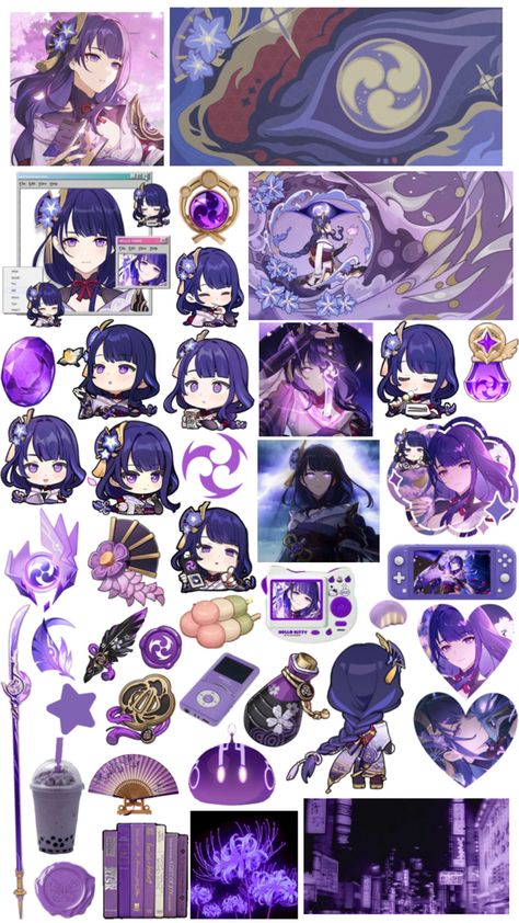 ! Req by: @Viooo_star ☆  you can request a character if u want  ☆  Individual parts/board- https://pin.it/79cGNVes4 Raiden Shogun Character Sheet, Genshin Sticker Sheet, Genshin Impact Stickers, Raiden Genshin, Raiden Ei, Raiden Shogun, Pix Art, Scrapbook Stickers Printable, Anime Crafts