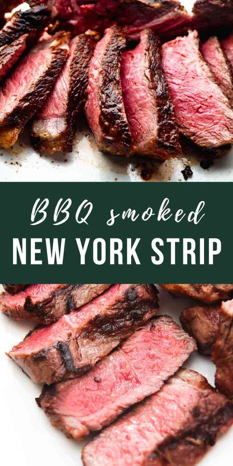 Bbq Steak Recipes, Types Of Steak, Good Steak Recipes, Grilling Steak, Strip Steak Recipe, New York Strip Steak, Recipes Steak, Bbq Steak, New York Strip