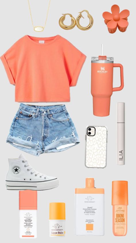 Outfit Ideas Jean Shorts, Maddie Aesthetic, Freshman Outfits, Preppy Outfit Ideas, Comfy Outfits Winter, Beachy Outfits, Preppy Clothes, Pokemon Eevee, Casual Preppy Outfits