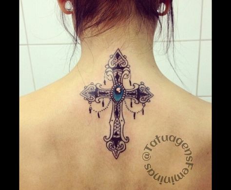 Totem Tattoo, Rosary Tattoo, Ankle Bracelet Tattoo, Jewel Tattoo, Bracelet Tattoo, Cross Tattoos For Women, Cross Rosary, Cross Tattoos, Cross Tattoo Designs