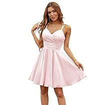 Satin Homecoming Dresses, Homecoming Dresses For Teens, Sequin Homecoming Dress, Satin Homecoming Dress, Dress Tight, Dusty Rose Dress, Cocktail Gowns, Short Homecoming Dress, Short Prom Dress