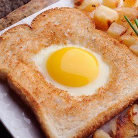 This page contains "egg in the hole" recipes. This is a fun way to make eggs with pan toasted bread. Difficult Recipes, Toad In A Hole, Cracker Barrel Copycat Recipes, Ways To Make Eggs, Cracker Barrel Recipes, Egg In A Hole, Toad In The Hole, Best Breakfast Recipes, Egg Breakfast