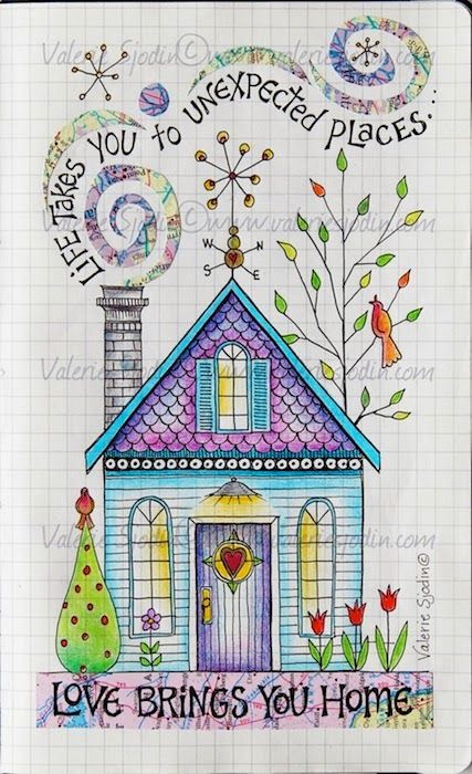 Moleskine Journal, Mary Engelbreit, Cottage Art, Art Journal Ideas, Journal Art, Journaling Ideas, Bible Art, Art Journal Pages, Art Journal Inspiration