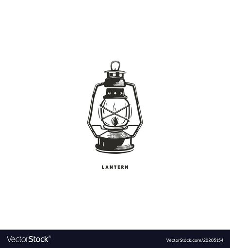 Camp Lantern Tattoo, Vintage Lantern Tattoo, Oil Lantern Tattoo, Camping Lantern Tattoo, Lantern Drawing Vintage, Lantern Tattoo Vintage, Candle Lantern Tattoo, Tattoo Lantern, Cool Lantern