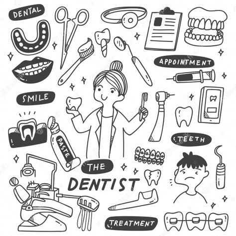 Dental Wallpaper, Dentist Art, Female Dentist, Dental Posters, Kedokteran Gigi, Kids Dentist, Dentist Doctor, Dental Logo, Restorative Dentistry