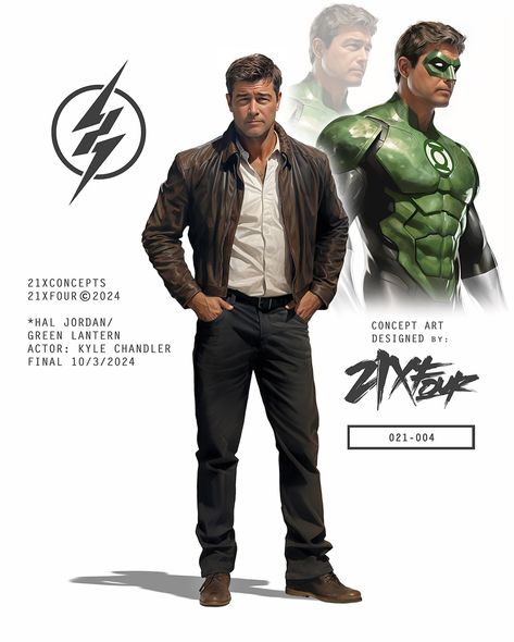 21XFOUR | 2 1 C O N C E P T S : Title: DCU Hal Jordan / Green Lantern Concept Hal Jordan / Green Lantern: Actor: Kyle Chandler “…Green Lantern’s… | Instagram Hal Jordan Green Lantern, Heavy Metal Comic, Kyle Chandler, Marvel Concept Art, Heroic Age, Jordan Green, Green Lantern Hal Jordan, Hal Jordan, Green Lantern Corps