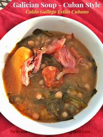 Galician Soup, Caldo Gallego Recipe, Caldo Recipe, Chorizo Stew, Ham Bone Soup, Spanish Chorizo, Cuban Dishes, Adobo Seasoning, Cuban Style