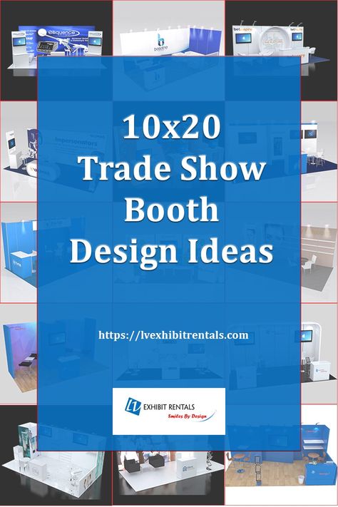 Our truly turnkey 10×20 trade show booth rentals enable you to make the best use of your space so that your exhibit is both functional and visually striking. Whether you want to display products, provide product demos, or wanting to increase brand awareness, LV Exhibit Rentals can provide a truly turnkey 10x20 trade show booth rental package customized to fit your needs. We strive to create smiles by design! #10x20tradeshowbooth, #10x20tradeshowexhibit, #tradeshowbooth 10 X 20 Booth Design, 10x20 Booth Design, 10x20 Trade Show Booth Design, 10x20 Booth Layout, 10 X 10 Booth Display Ideas, Booth Design Ideas, Wedding Expo Booth, Show Booth Design, Trade Show Booth