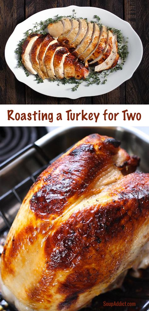 How To Cook A Small Turkey, Small Thanksgiving Turkey, Small Turkey Recipes Thanksgiving, Small Thanksgiving Dinner For Two, Turkey For Two, Apple Cider Brine, Roasting A Turkey, Roasting Turkey, Holiday Cooking Christmas