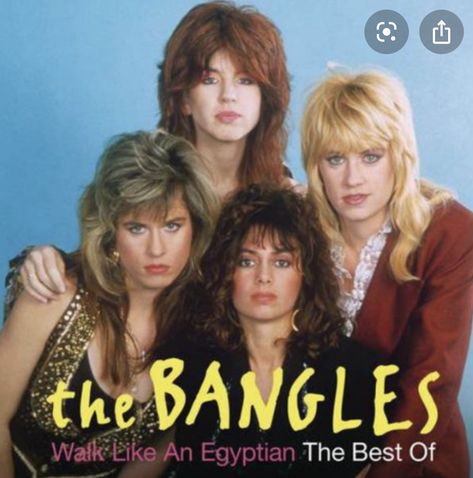 Walk Like An Egyptian The Bangles Band, Walk Like An Egyptian, Susanna Hoffs, Frankie Goes To Hollywood, Dance Decorations, Pat Benatar, 80's Music, Pop Playlist, 80s Pop