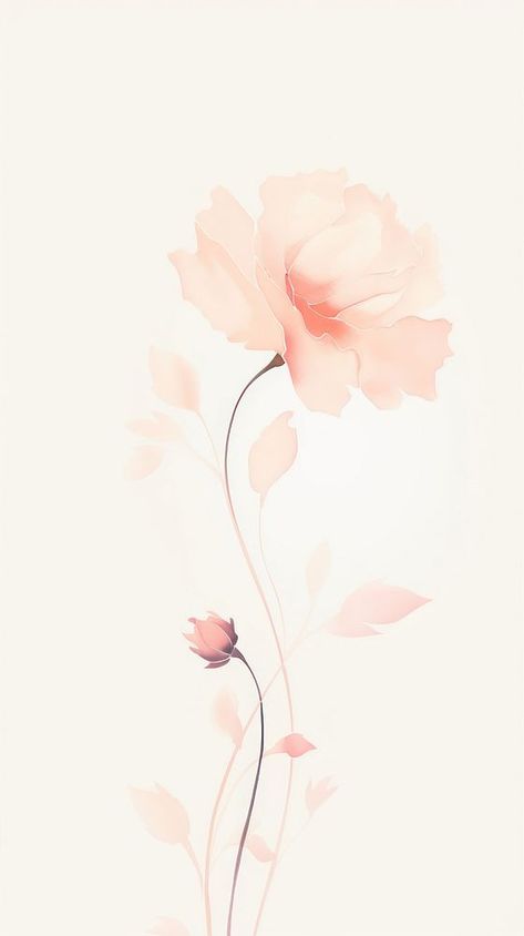 Beautiful flower pattern petal plant.  | premium image by rawpixel.com Elegant Wallpaper Aesthetic, Bach Flowers, Wallpaper Themes, Peach Background, Elegant Wallpaper, Flower Iphone Wallpaper, Wallpaper Abstract, Photo Insta, Iphone Wallpaper Themes