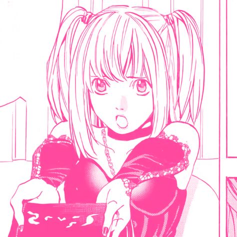 #anime #manga #deathnote #misa #amane #pink #icon #pfp Misa Icon, Misa Amane Icon, Pink Manga, Misa Amane, Fun Games, Group Chat, Building, Pink