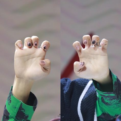 Jimin Nails Designs, The8 Nails, Suga Nails, Jimin Nails, Kpop Idols Nails, Bts Nails Ideas, Bts Nails, Nail Designs For 2023, Pop Nails