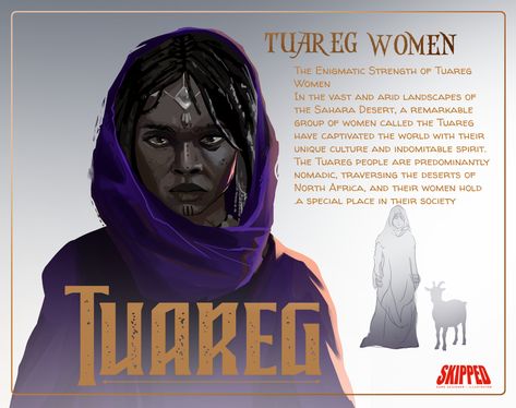 Tuareg People, A Darker Shade Of Magic, Arab Culture, Small Study, Black Characters, Fantasy Story, Graphic Design Poster, Black Is Beautiful, Animation Art