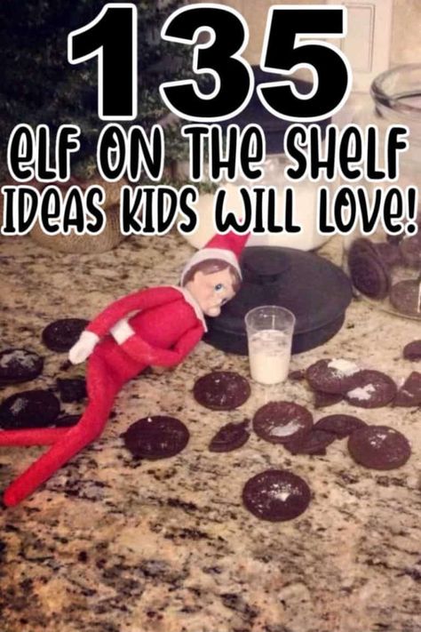 Need Elf on the Shelf Ideas? Have No worries coming up with Elf on the Shelf Ideas that the kids will love this year because we have you covered with this HUGE list of EASY Elf on the Shelf Ideas! With 135 Elf Ideas you can scroll thru this list and not have to think of anything to do this year! Elf On Shelf Ideas, Easy Elf On The Shelf, Elf On Shelf, Easy Elf, Elf Fun, Fun Christmas Crafts, Elf Ideas, Preschool Curriculum, Elf On The Shelf Ideas