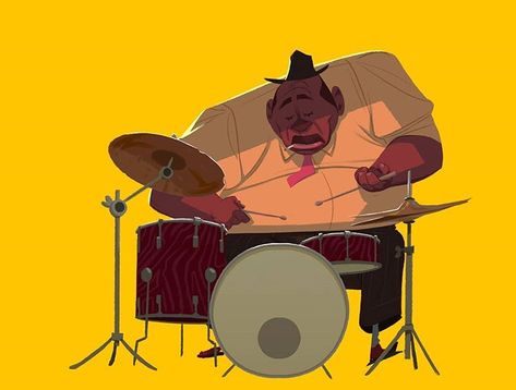 He plays drums #sketch #drums #jazz #illustration #animation #characterdesign #character #murfish Drums Sketch, Jazz Illustration, Jazz Art, Illustration Animation, 캐릭터 드로잉, Art Station, Character Design Animation, Animation Design, Character Design Male