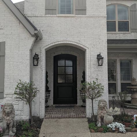 Exterior Remodel, House 2, Dallas Tx, More Photos, House Exterior, Paint Colors, Front Door, New Homes, Fireplace