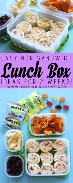 Turkey Ranch Roll Up - lunch box idea for kids! Just one of 2 weeks worth of non-sandwich school lunch ideas that are fun, healthy, and easy to make! Grab your lunch bag or bento box and get started! Non Sandwich Lunches, Kid Sandwiches, Turkey Easy, Lunch Box Idea, Sandwich Lunch, Lunch Box Ideas, Roll Ups Recipes, School Lunch Ideas, Easy Diys