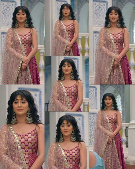 Naira Yrkkh Outfits, Yrkkh Naira Outfits, Naira Suits In Yrkkh, Naira Dresses In Yrkkh, Naira Outfits, Naira Dresses, Somya Daundkar, Komal Pandey, Naira Yrkkh