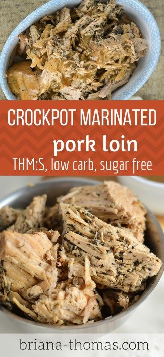 Crocopot Marinated Pork Loin Marinated Pork Loin, Easy Low Carb Meals, Briana Thomas, Thm Dinner, Trim Healthy Momma, Trim Healthy Mama Recipes, Paleo Crockpot, Easy Budget, Marinated Pork