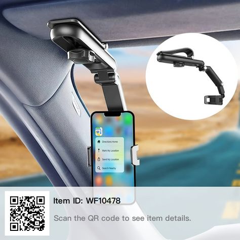 Phone Holder For Car, Mobile Phone Stands, Cellphone Holder, Car Visor, Smartphone Holder, Support Telephone, Car Holder, Phone Mount, Cell Phone Holder