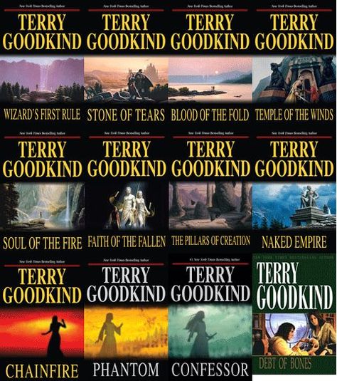 The Sword of Truth - Terry Goodkind Legend Of The Seeker, Terry Goodkind, Fantasy Book Series, Series Books, Fantasy Authors, Start Reading, Fantasy Novels, Fantasy Series, Fantasy Romance