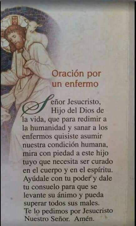 Get Well Prayers, Catholic Prayers Daily, Spanish Prayers, Archangel Prayers, Happy Day Quotes, Spanish Inspirational Quotes, Spiritual Prayers, Gods Love Quotes, Miracle Prayer