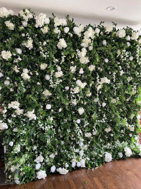 Garden Wall Rental $550 | Home Flower Wall For Wedding, Event Wall, House Front Wall Design, Flower Wall Rental, Front Wall Design, Wedding Stage Backdrop, Flower Wall Wedding, Flower Wall Backdrop, Flower Panels