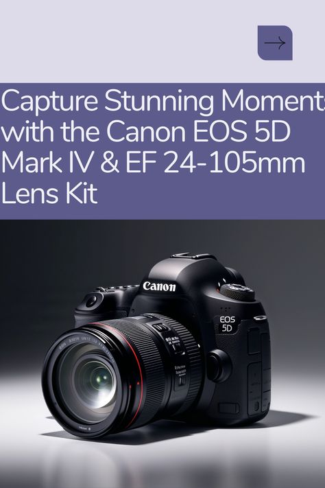 Discover the power of the Canon EOS 5D Mark IV Full Frame Digital SLR Camera, paired with the versatile EF 24-105mm f/4L IS II USM Lens Kit. Perfect for photographers of all levels, this camera delivers exceptional image quality and performance. Don’t miss out on your chance to elevate your photography! Order yours today! #CanonEOS5D #PhotographyGear #DSLRCamera #CaptureTheMoment #PhotographyLovers #CanonLens #CanonPhotography Canon Eos 5d Mark Iv, Canon Eos 4000d, Canon Eos 2000d, Canon Eos M50 Mirrorless Camera, Canon Digital Camera, Canon 5d Mark Iv, 5d Mark Iv, Canon Lens, Digital Slr Camera