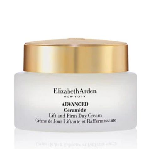 Experience The Luxurious Elizabeth Arden Advanced Ceramide Lift And Firm Day Cream. This Cream Enhances Skin Firmness And Radiance. Elizabeth Arden, Day Cream, Skin Care Women, Cream And Gold, White Color, Moisturizer, Cream, Skin, Gold