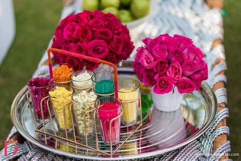 Photo from Aditi & Shubham Wedding Pooja Backdrop, Holi Theme, Holi Party, Modern Indian Wedding, Diwali Decorations At Home, Diwali Party, Quirky Decor, Backdrop Ideas, Wedding Register