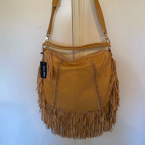 Nwt Beautiful Jensen Blake Purse. Lots Of Fringe And Braided Details. Long Purse Strap Is Detachable. No Stains Or Damage. Purse Dimensions Without Including The Fringe Is 15x17. Leather Fringe Purse, Leather Fringe Bag, Tooled Leather Bag, Western Purses, Fringe Purse, Tapestry Bag, Fringe Bags, Stylish Handbags, The Fringe