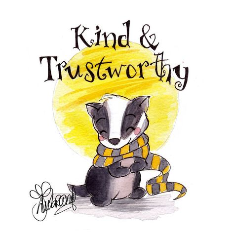 Hufflepuff Tattoo, Evak Skam, Classe Harry Potter, Harry Potter Friends, Hufflepuff Pride, Whimsy Art, Cute Harry Potter, Harry Potter Hufflepuff, Harry Potter Houses