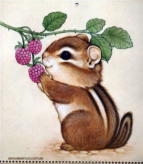 Ruth Morehead, Forest Friends, Dessin Adorable, Arte Animal, Color Pencil Art, Cute Animal Drawings, Chipmunks, A Drawing, الرسومات اللطيفة