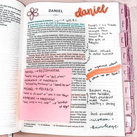 The Book Of Daniel Bible Study, Daniel Verses, Book Of Daniel Bible Study, Ezekiel Bible Journaling, Niv Bible Journaling, Exodus Journaling, Daniel Bible Journaling, Old Testament Bible Journaling, Daniel Bible Study