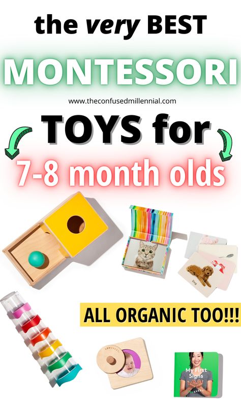 Montessori Toys 8 Months Old, Montessori For 8 Month Old, Montessori 8 Month Old, 7 Month Old Toys, 7 Month Old Baby, Montessori Teaching, Kinesthetic Learning, Waldorf Inspired Toys, The Thinker