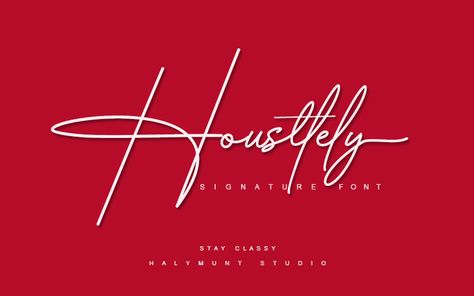 Housttely Signature Font | dafont.com Black Pink Signature, Free Signature Fonts, Best Signature, Free Typeface, Cool Signatures, Simple Planner, Monthly Crafts, Great Fonts, Signature Fonts