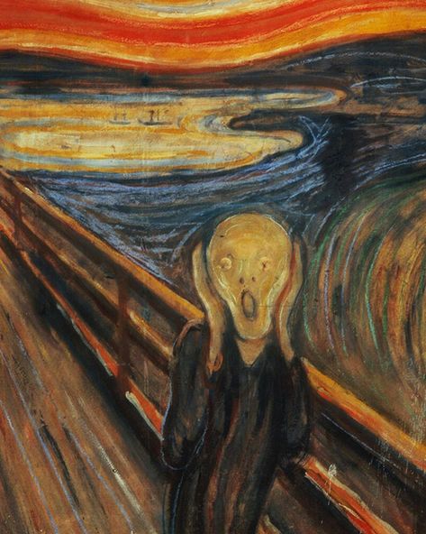 😱The Scream, 1893 - Edward Munch😱 #art #arte Scream Art, Ernst Ludwig Kirchner, The Scream, Hieronymus Bosch, Painting Poster, Canvas Art Wall Decor, Rembrandt, Art Journal Inspiration, Henri Matisse