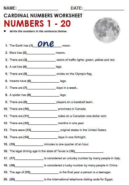 Picture Numbers In English, First Grade Reading Comprehension, Esl Grammar, Numbers Worksheets, Grammar Quiz, English Articles, English Exercises, Learning English For Kids, English Grammar Worksheets